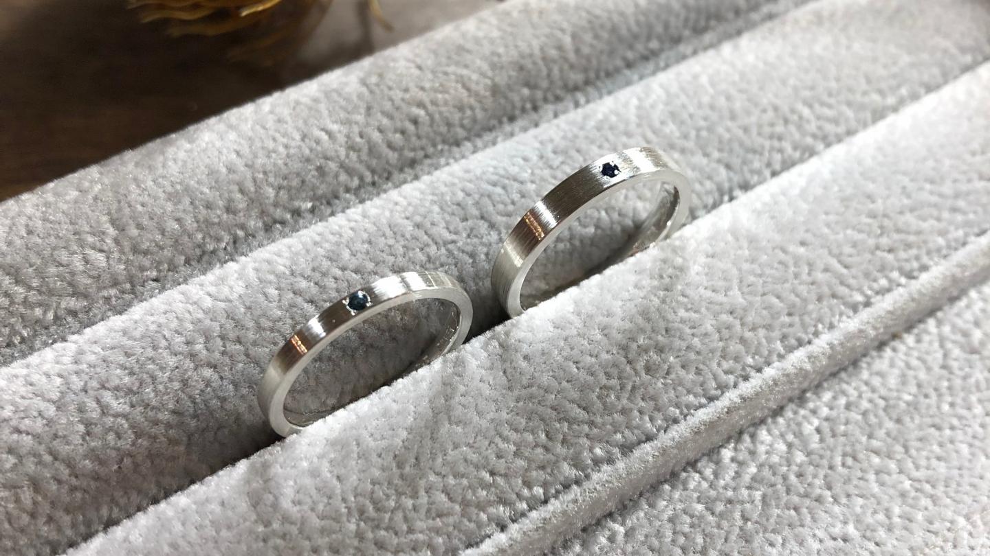 手作りペアリング 制作事例 横浜で手作り結婚指輪 ジュエリー制作 アトリエエン